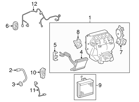 Camry CONDENSER, COMPRESSOR & LINES 2