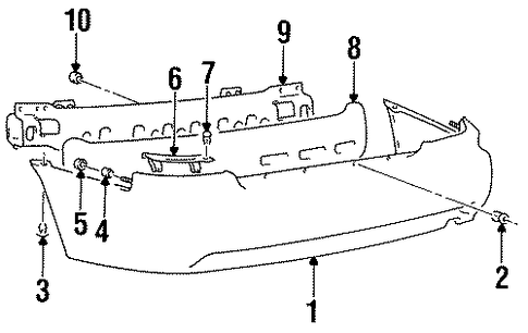 Accent BUMPER & COMPONENTS - REAR