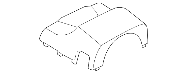 F151-60-221 Деталь UPPER CLMN COVER