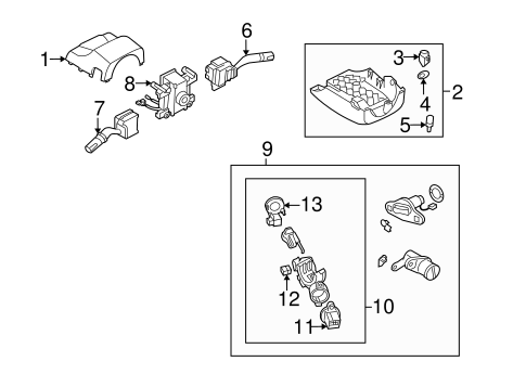 RX-8 ANTI-THEFT COMPONENTS