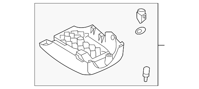 F151-60-230A Деталь LOWER CLMN COVER