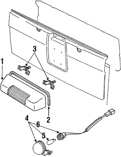 Tracker LICENSE LAMPS