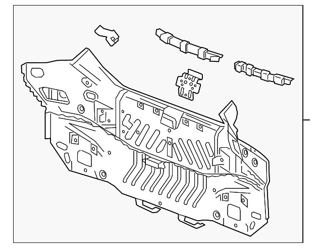 23286323 Деталь REAR BODY PANEL