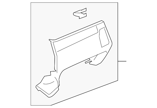 7382878J51 Деталь LOWER TRIM