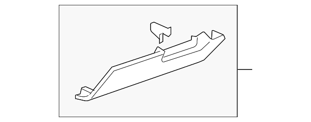 7381178J12 Деталь KNEE BOLSTER