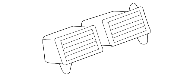 7361078J01 Деталь CENTER OUTLET