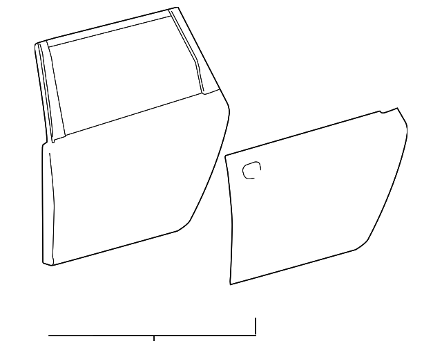 67003-08074 Деталь DOOR SHELL, RIGHT
