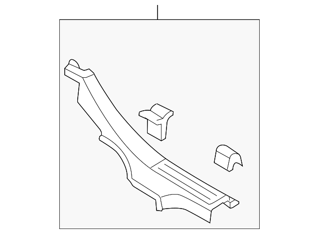 7616286Z00 Деталь REAR SILL PLATE, LEFT