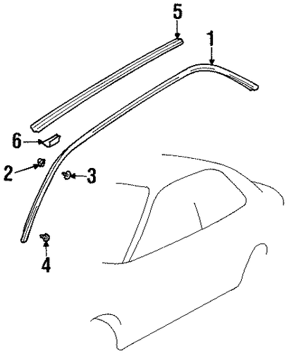 Esteem EXTERIOR TRIM - ROOF