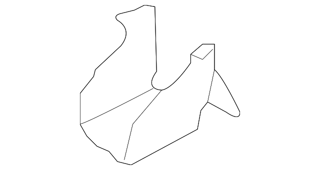 52153AG76A9P Деталь BUMPER BRACKET, RIGHT