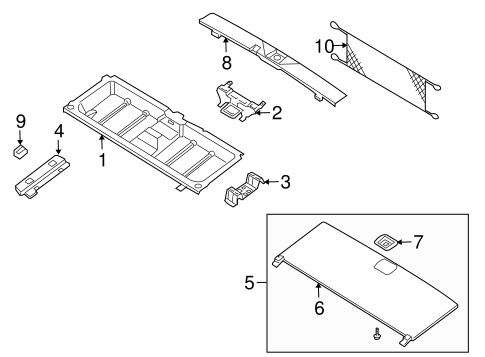 Armada INTERIOR TRIM - REAR BODY