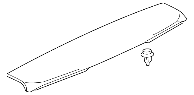 MR626821 Деталь SPOILER ASSY