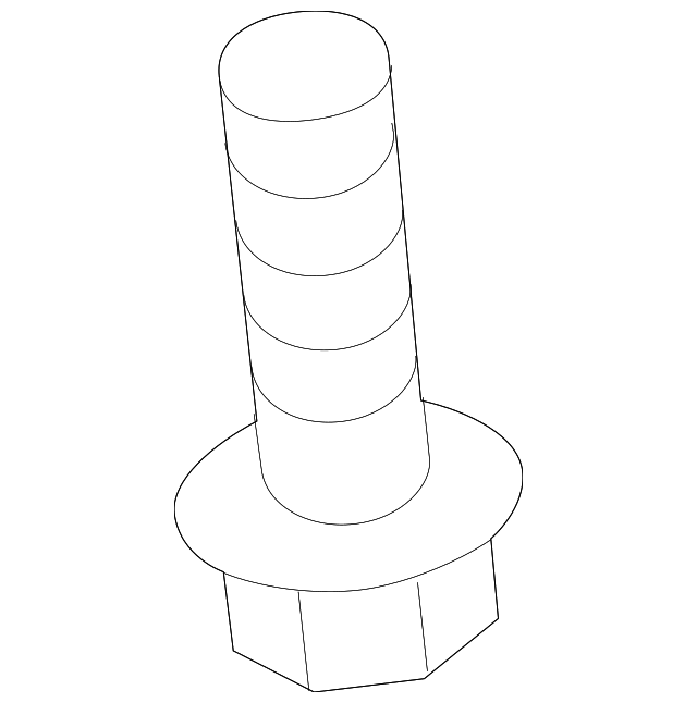 -W500014-S439 Деталь LOWER HOUSING BOLT