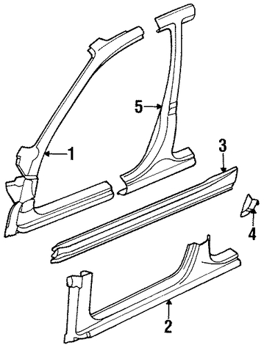 Altima CENTER PILLAR