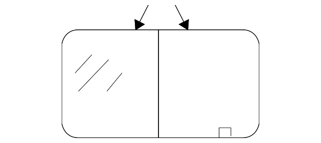 5134043AA Деталь FIXED GLASS, RIGHT