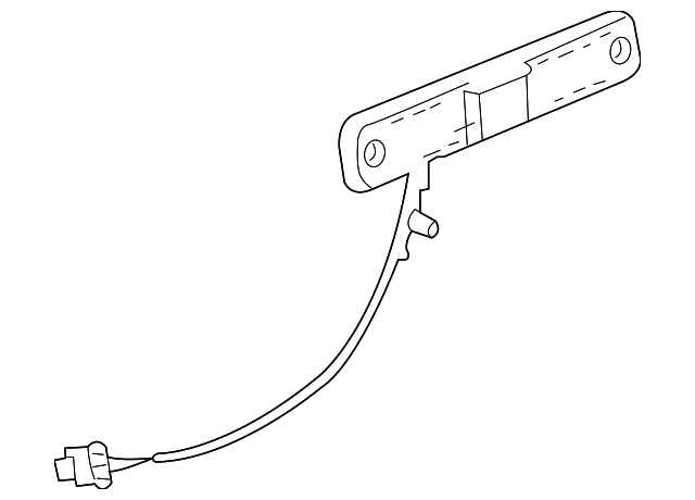 25952319 Деталь SIDE MARKER LAMP, LEFT