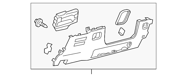 55432-78010-C0 Деталь LOWER PANEL