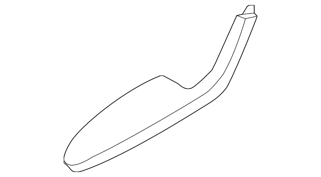 8P4-867-373-24A Деталь ARMREST, LEFT