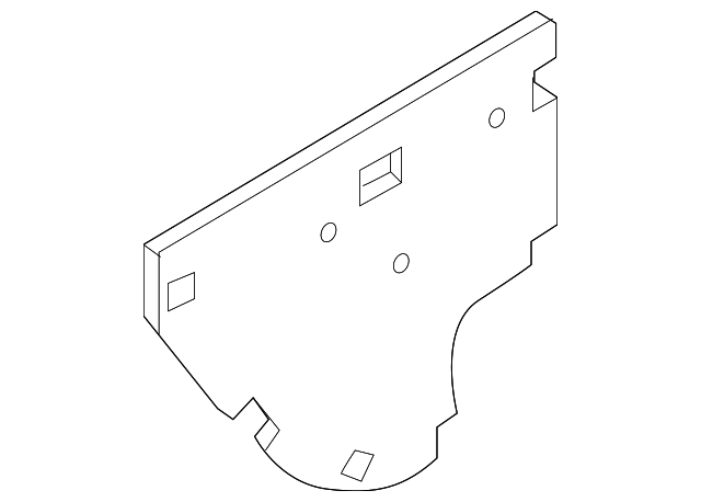 8P4-863-981 Деталь SOUND ABSORBER, RIGHT