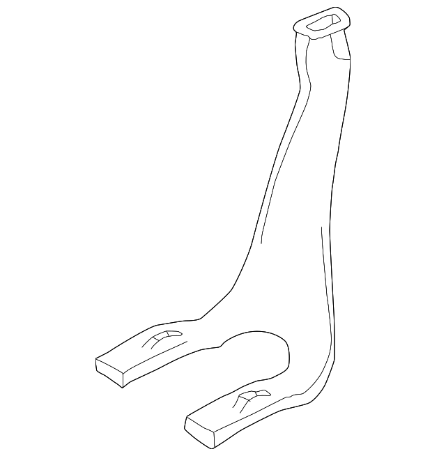 72511FE010 Деталь REAR DUCT, LEFT