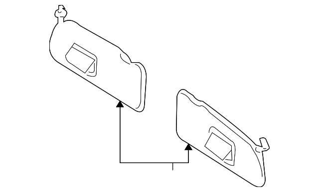ZZCB-69-270A-32 Деталь SUNVISOR, RIGHT