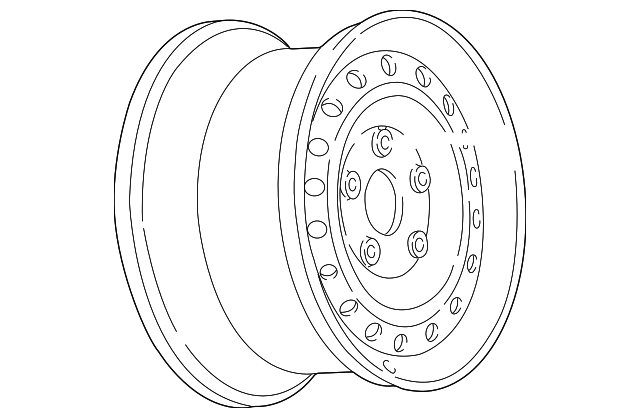 9591850 Деталь WHEEL, STEEL