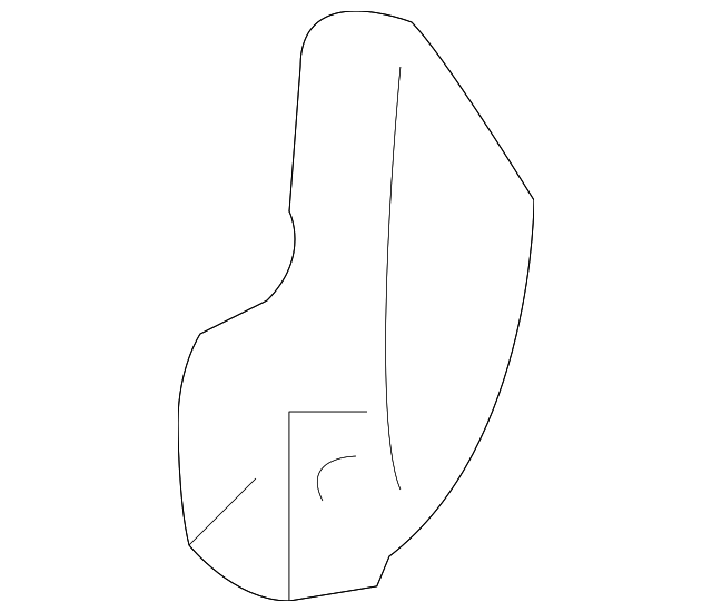 F75Z-17N775-CA BUMPER BRACKET, LEFT