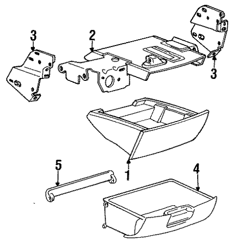 Previa INSTRUMENT PANEL COMPONENTS