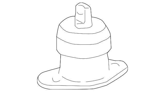 50820-SDA-A01 RUBBER ASSY., ENGINE SIDE MOUNTING (AT)