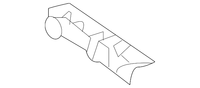 58386-53020 Деталь REAR BODY PANEL BRACKET, LEFT