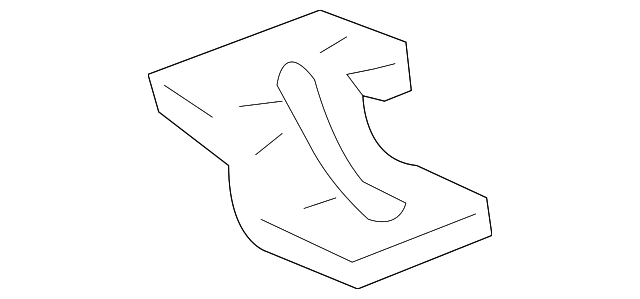 10320549 Деталь REAR FLOOR PAN BRACE, LEFT