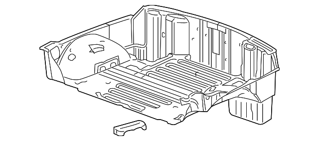 25953286 Деталь REAR FLOOR PAN