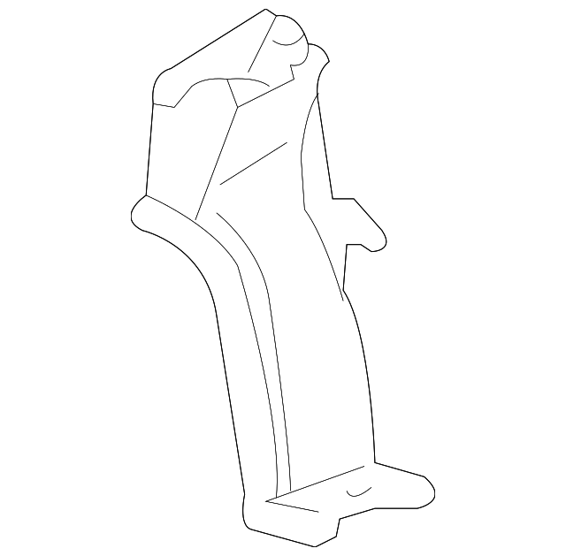 22904943 Деталь OUTER SUPPORT, RIGHT