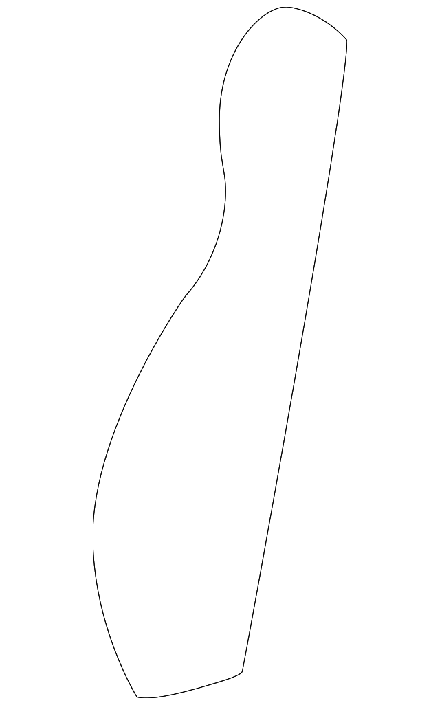 SS111D5BA Деталь SEAT BACK, LEFT