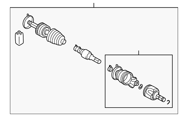 MR196738 AXLE ASSY