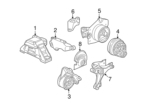 Cobalt ENGINE & TRANS MOUNTING