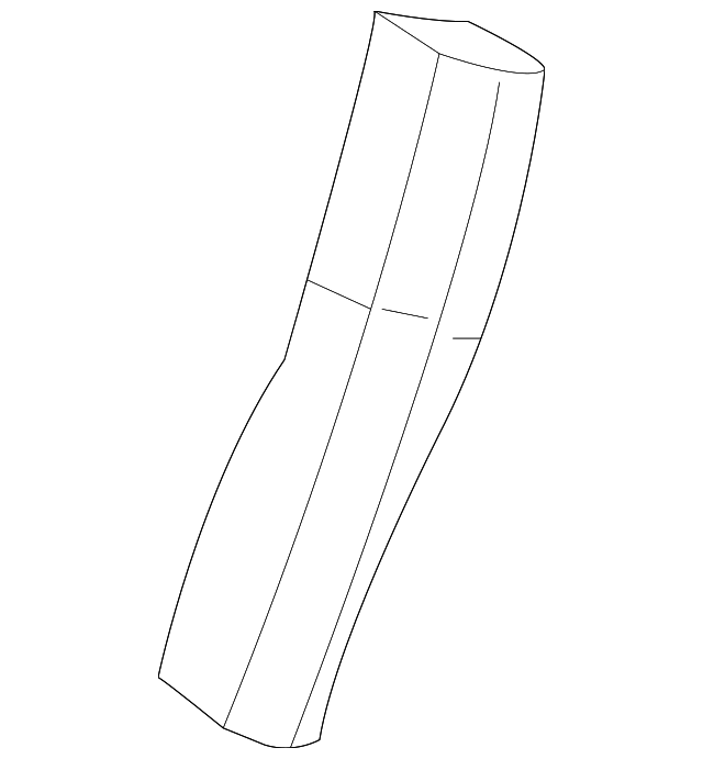 12454020 SEAT BACK END, LEFT