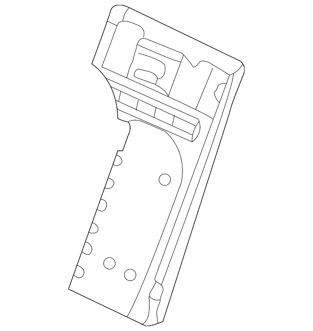 12454121 Деталь SEAT BACK PANEL, LEFT