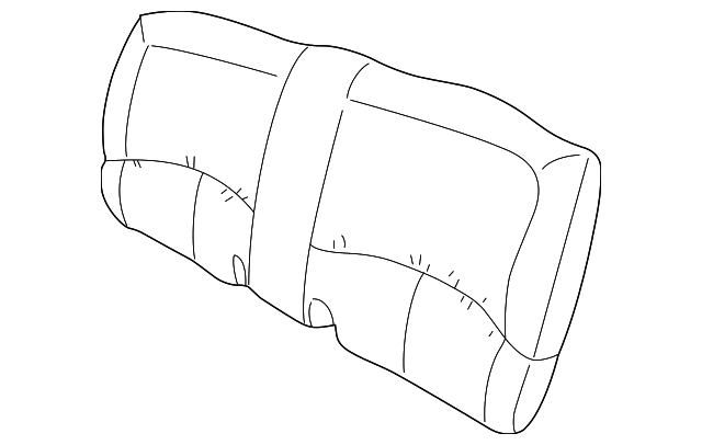 12459529 Деталь SEAT BACK COVER