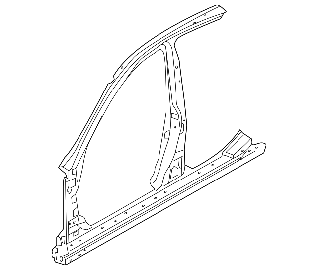 71140-3M000 APERTURE REINF, RIGHT