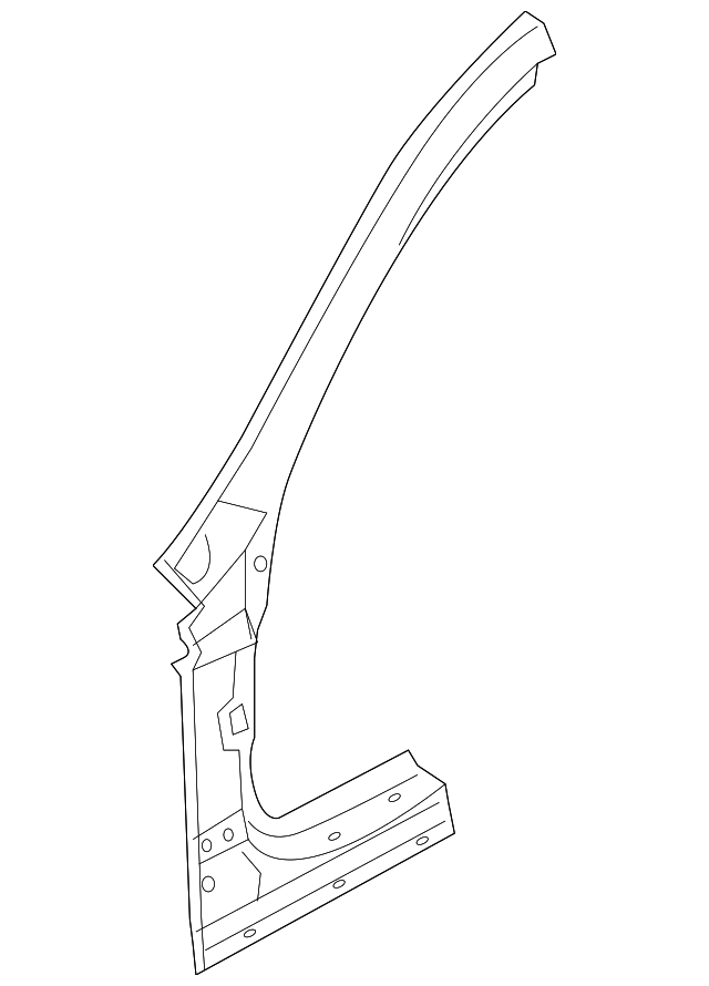 71110-3MA00 HINGE PILLAR, LEFT