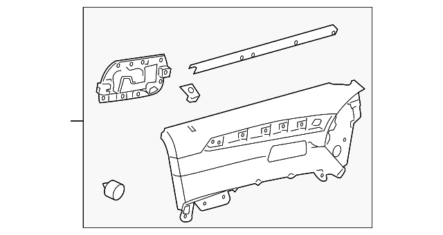19150429 UPPER TRIM PANEL, RIGHT