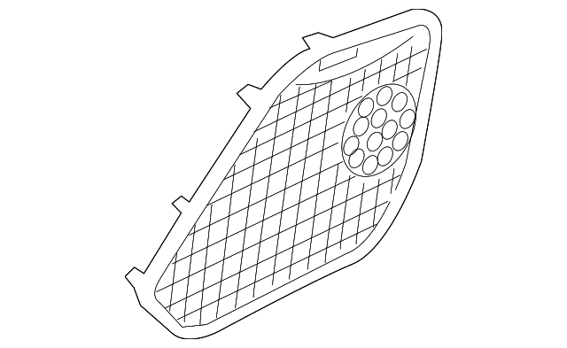 8U0-035-435-A-4PK Деталь SPEAKER GRILLE, LEFT