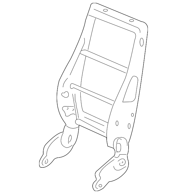 88899802 SEAT BACK FRAME, LEFT