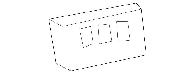 5543550020E2 Деталь TRIM PLATE, LEFT