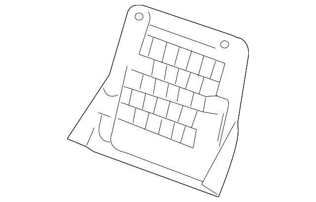 88895403 SEAT BACK PANEL