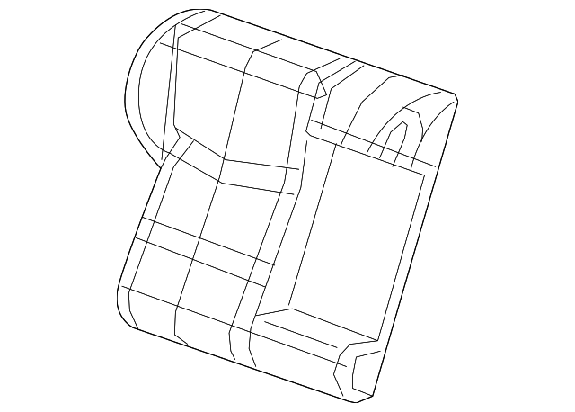 22784002 Деталь SEAT BACK COVER
