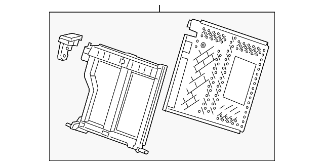 13308425 Деталь SEAT BACK FRAME
