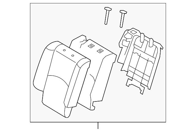 89400-2J100ACN Деталь SEAT BACK ASSY, RIGHT