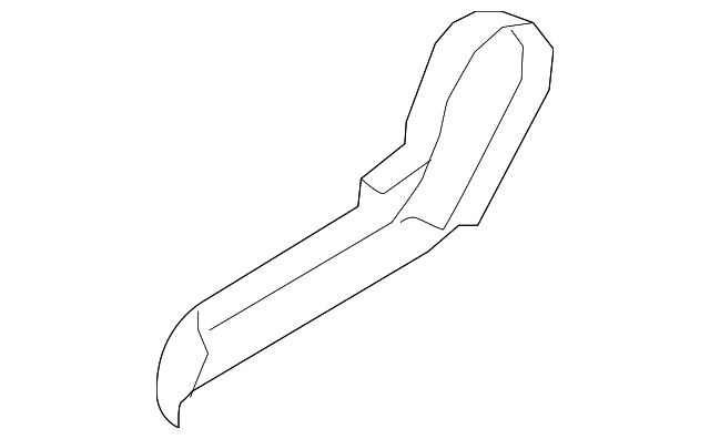 89061-2J100H9 Деталь SIDE SHIELD, RIGHT